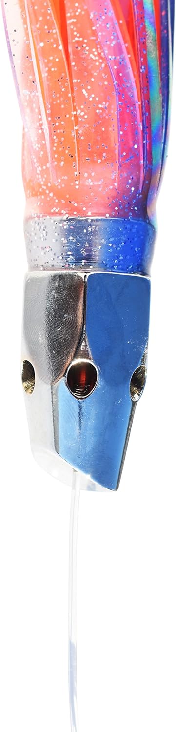 Eat My Tackle Slant Head 10 in. Fishing Lure - Pink, 8/0 Hook, 5 Jets