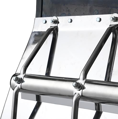 Miniatura 3 de Juego de guardabarros de acero inoxidable (24 x 24 pulgadas), semirremolque.