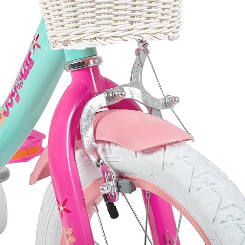 Miniatura 8 de JOYSTAR Unicorn Kids Bike for Girls Ages 2-9 Years Old, 12 14 16 18 Inch Kids Bike with Training Wheels, Doll Seat, Streamers and Basket, Toddler