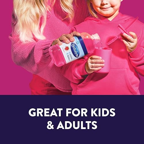 Miniatura 5 de Pedialyte Bebida de electrolitos, bebidas de hidratación para niños y adultos, fresa, litro, paquete de 8