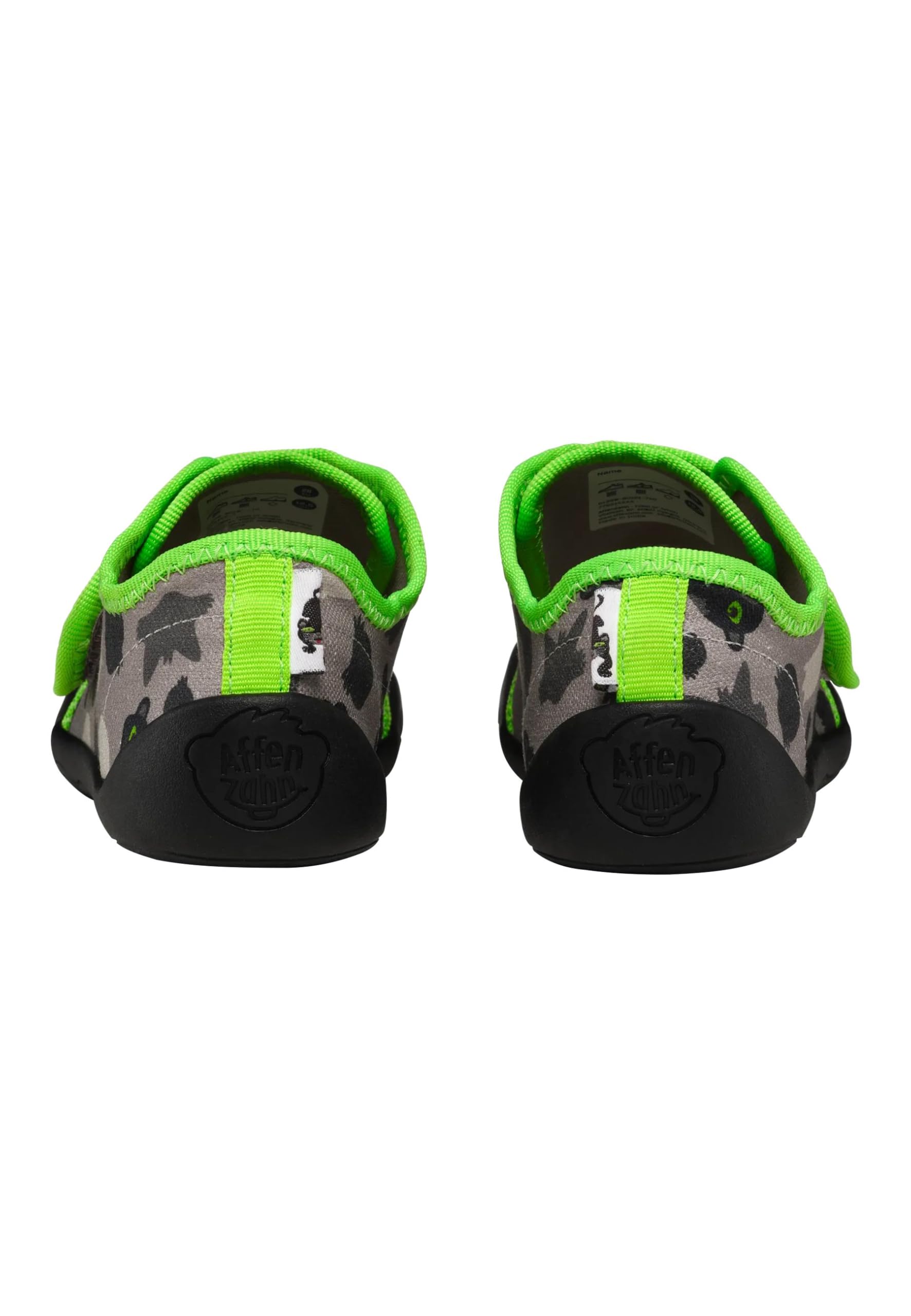 Affenzahn Pantufla Algodón Movy fácil de Poner, Antideslizante, Ligera y Flexible, para guardería, Tallas 21-35