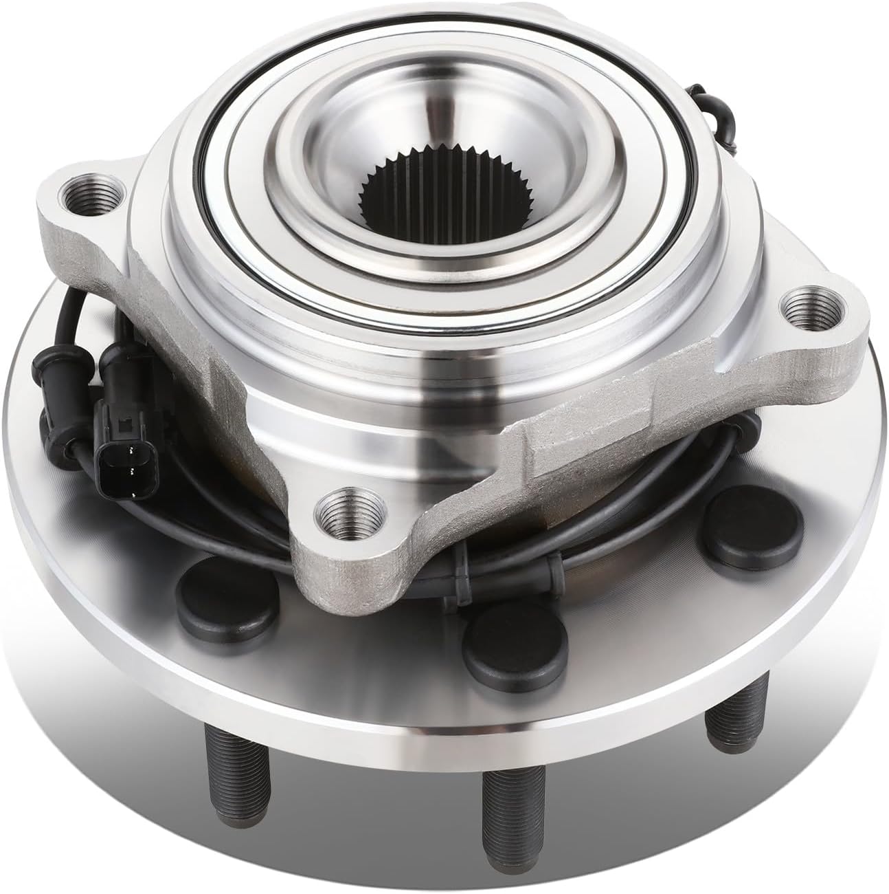 DNA MOTORING Front Wheel Bearing Hub Assembly w/ABS Sensor Compatible with 09-11 Ram 2500 3500, OEM-WHA-0262
