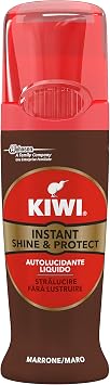 KIWI Shine Shoe Care Wax Cream with Self-Applicator Brown Est ndar Colourless