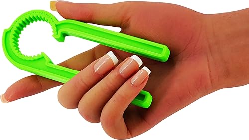 Miniatura 4 de Abridor y tensor compacto de botellas de bebidas Cool Twist, agarre para tapa de botella, cabe fácilmente en el bolsillo o bolsa (negro (paquete de