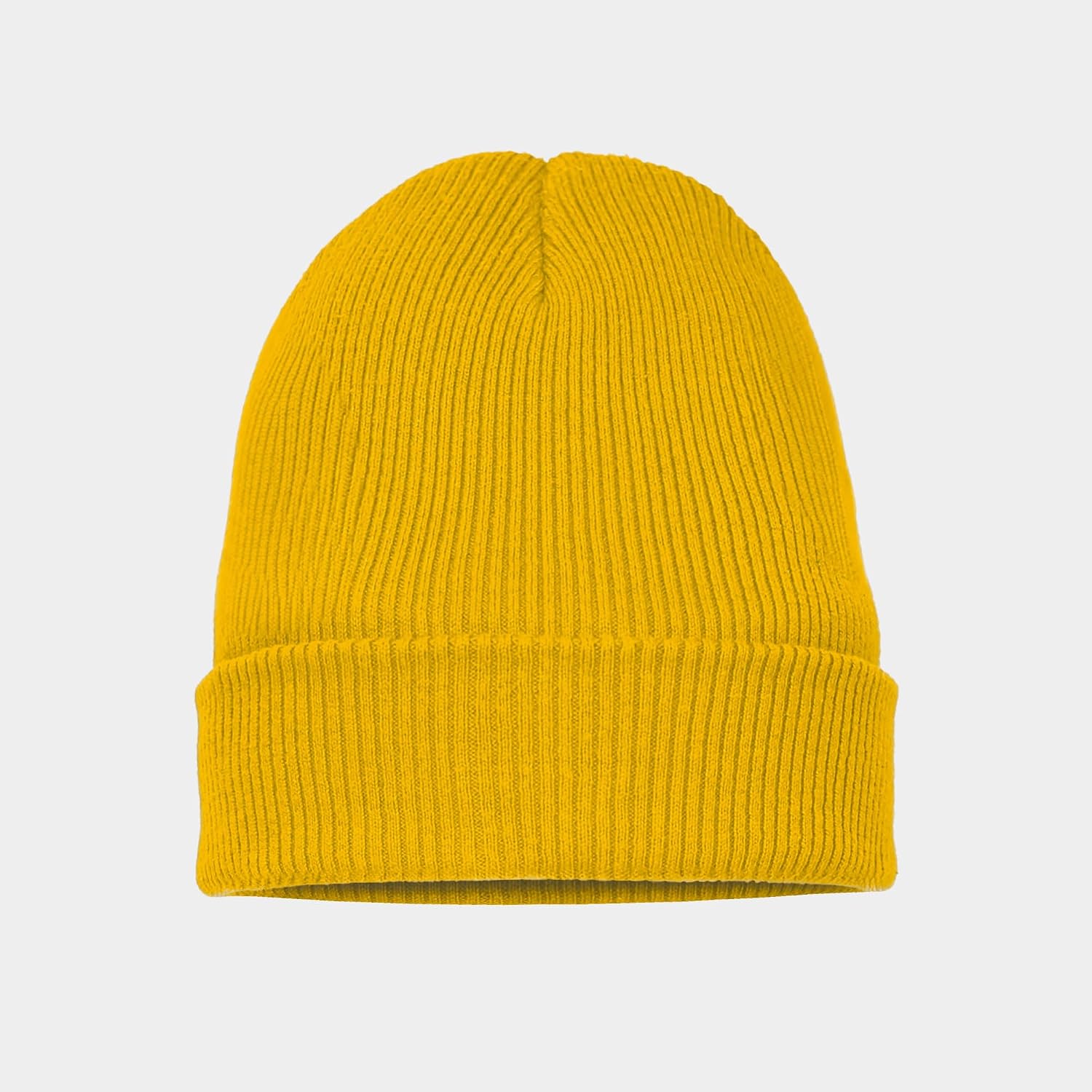 The Hat Depot - 100% Cotton Soft and Light Cuffed Skull Plain Daily Washed Beanie image 4