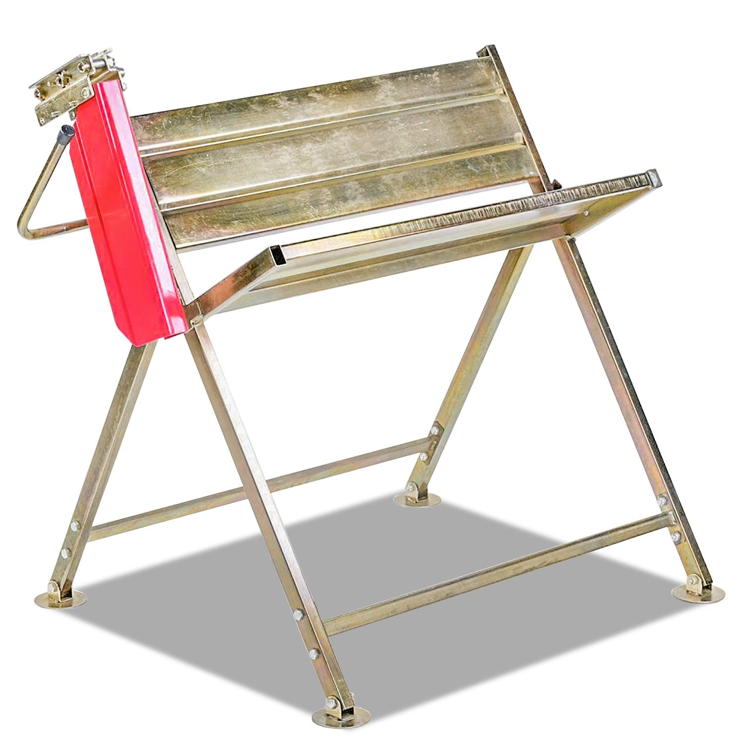 Chevalet Pliable Eulenke - Acier Galvanisé - Capacité 150kg - 81x80x80cm - Pour Scie à Bûches