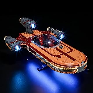 LED Light Kit for Lego - Star Wars Luke Skywalker's Landspeeder Building Blocks Model, LED Light Set Compatible with 75341(Lego Set NOT Included)