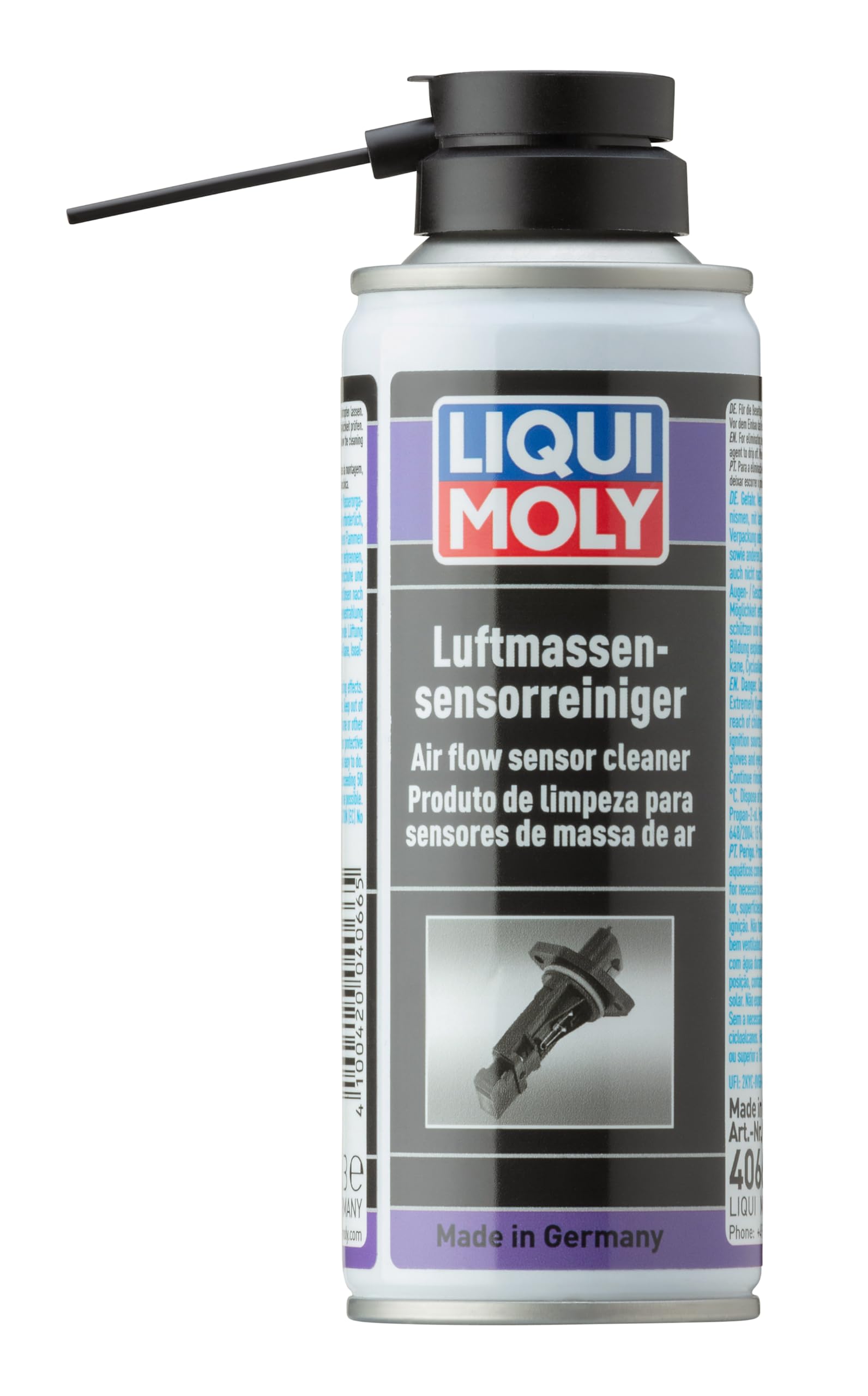 LIQUI MOLY Detergente per sensori della massa d´aria, 200 ml, Spray di servizio, SKU: 4066