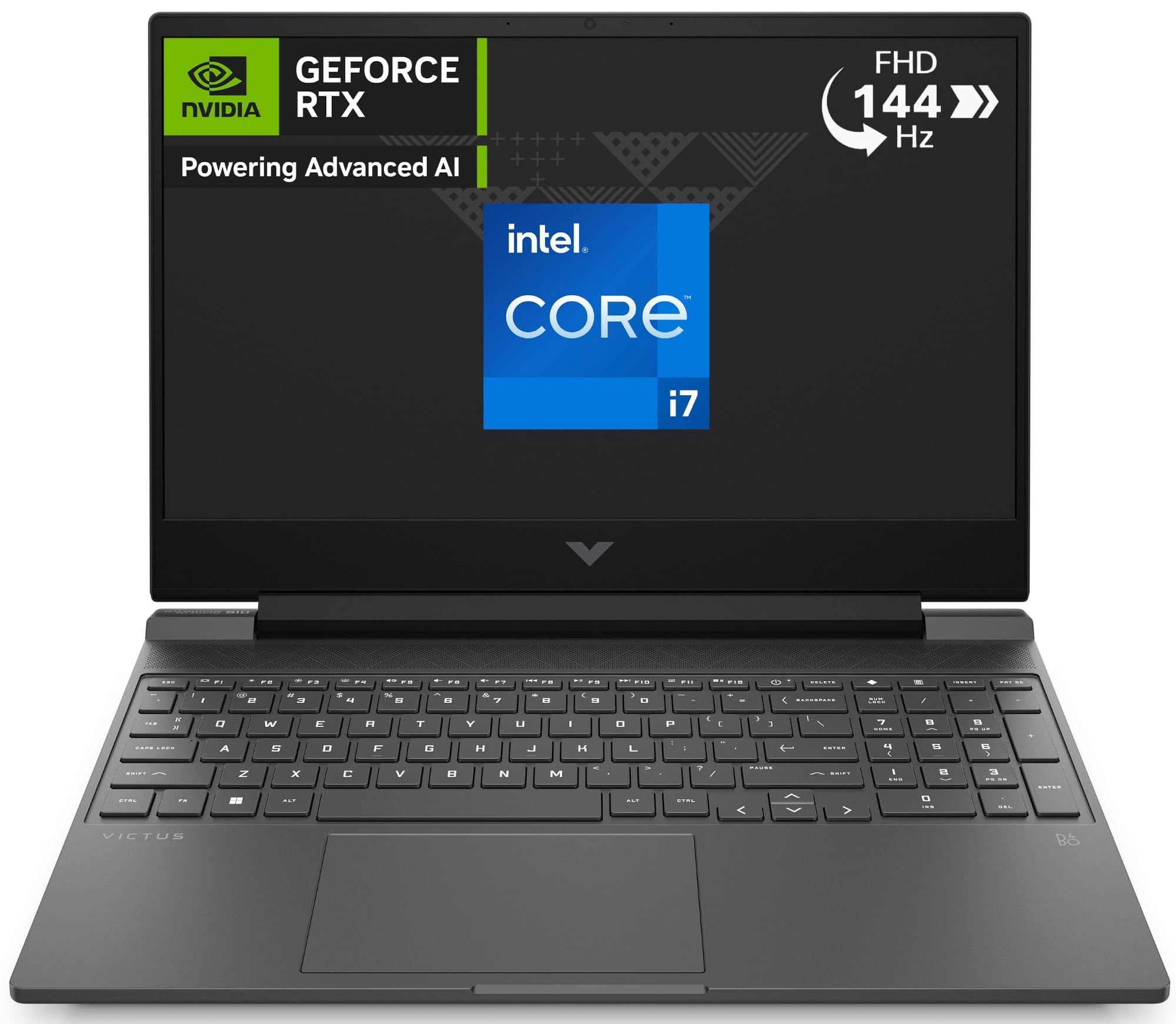 HP Victus 16-r0013sl Notebook, Intel Core i7-13700H, RAM 16GB DDR5 5200MHz, 1TB SSD, Display 16.1" FHD IPS 144Hz, RTX 4070 8GB, Wi-Fi 6E, BLE 5.3, Windows 11, 3 Mesi di PC Game Pass Incluso, Nero