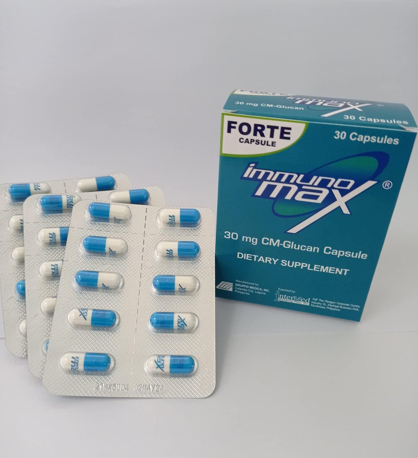 CheriferImmunomax Forte 30mg cmGlucan Capsule