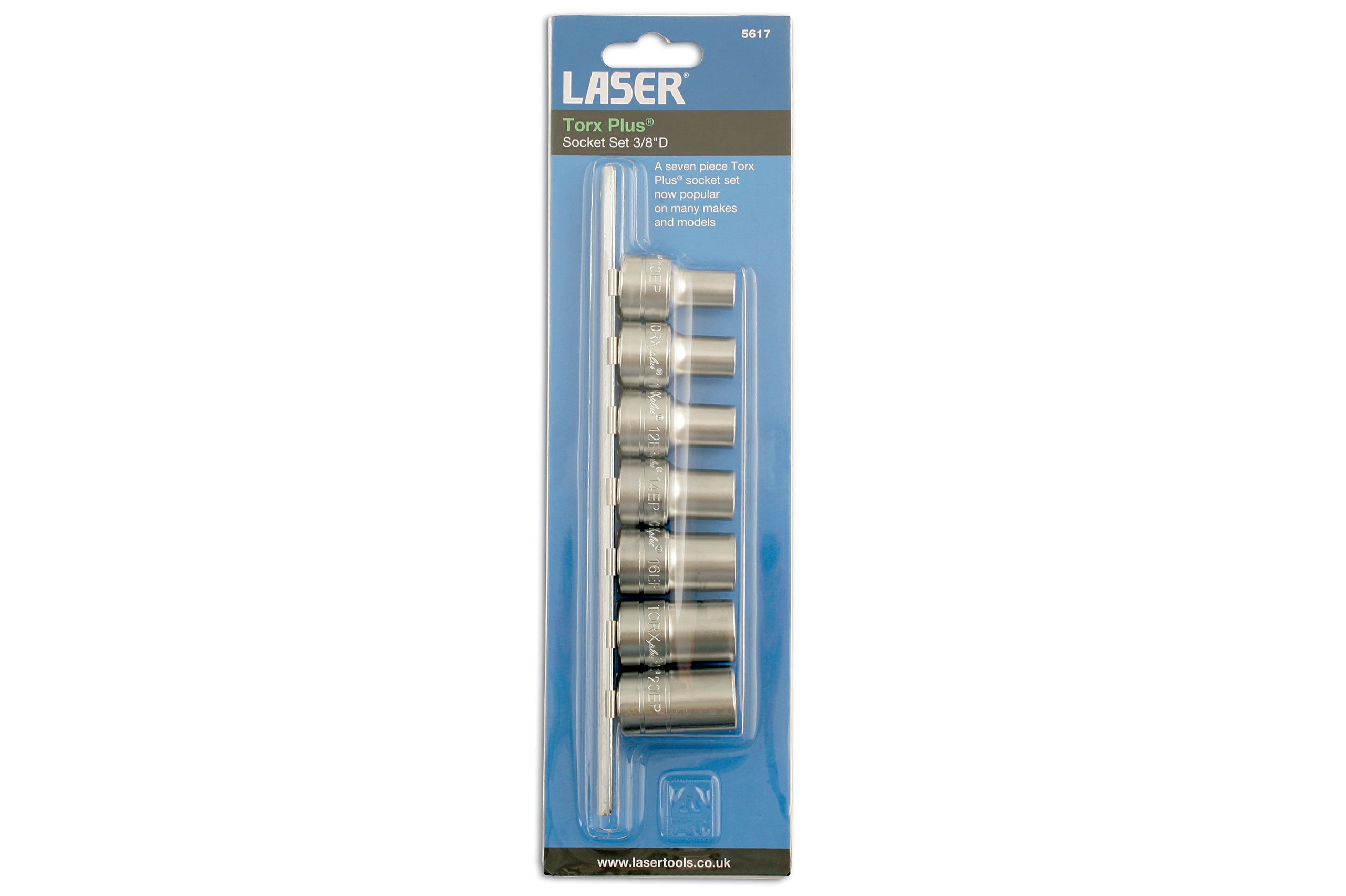 Laser 5617 3/8 "D'TorxPlus Solution Vis Foirées Empreinte EP 6 Pans - 5