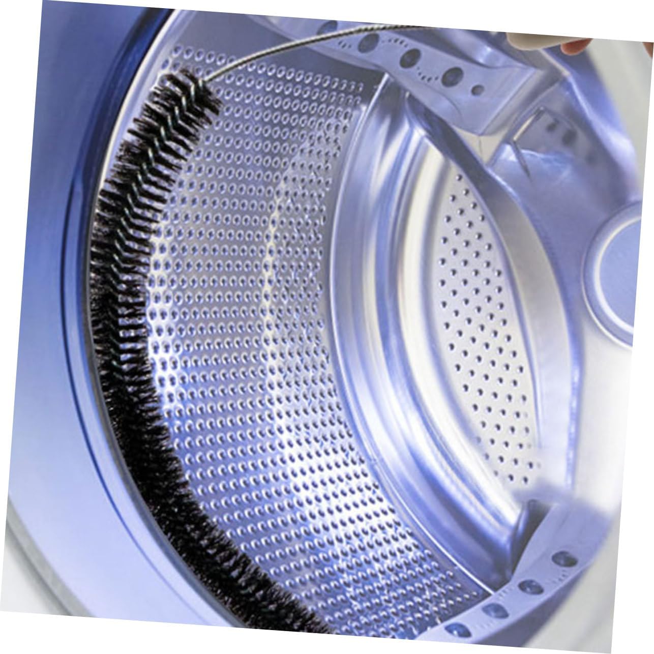 2pcs Dryer Vent Cleaner Brush Rolling Washer Cleaning Brush for Refrigerator for Dryer Vent Style