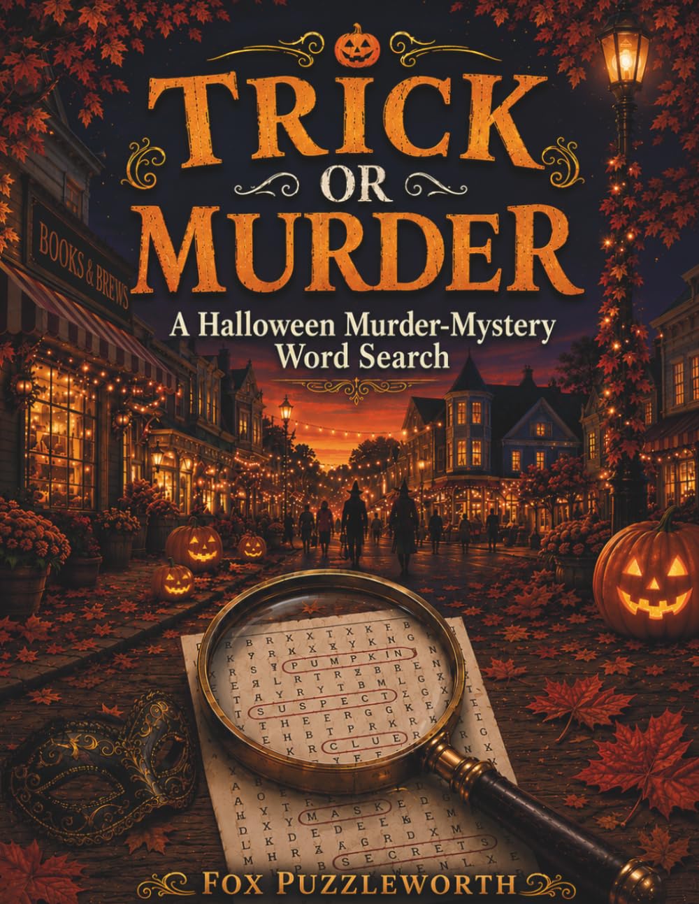 Trick or Murder: A Halloween Murder-Mystery Word Search (Festive Felonies Word Search Series)
