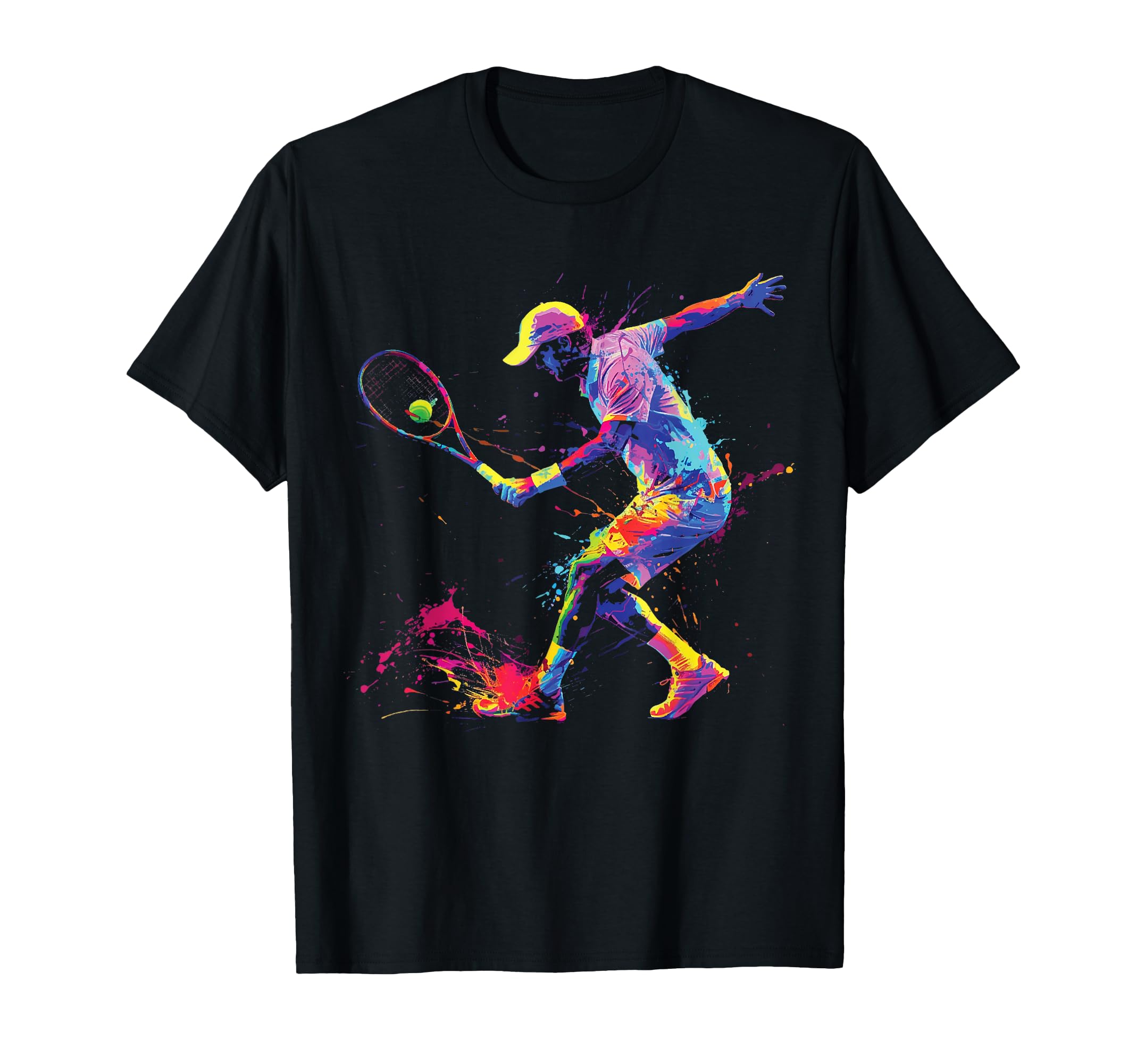 Ultimate Court Sports Gift Tee: Topspin Ace & Netball Design (Style 6)