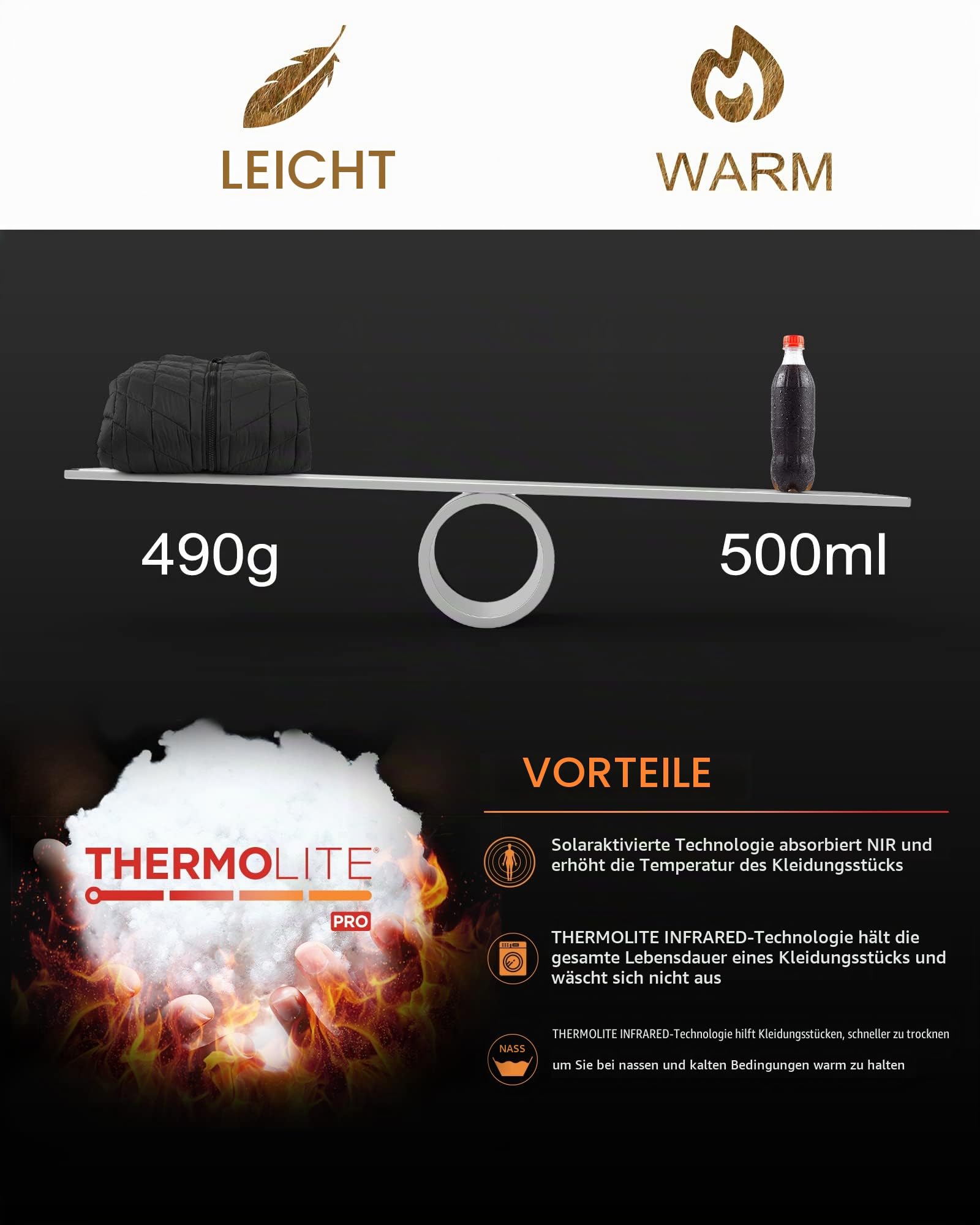 33,000ft Wintermantel Damen Steppmantel Leicht Parka Wasserdicht Winterjacke Langer Jacke Pufferjacke Warme Outdoorjacke Thermolite Steppjacke mit Kapuze