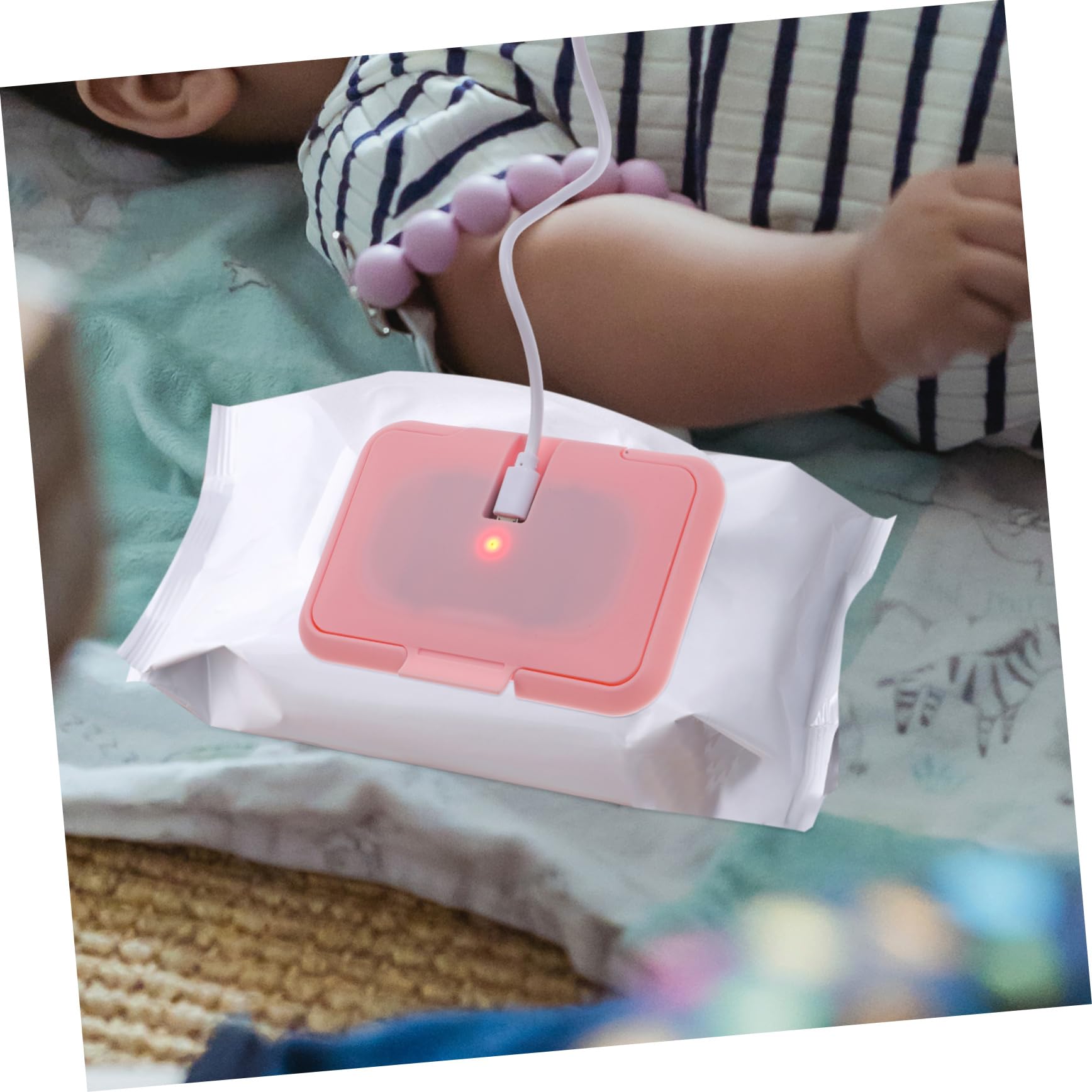 ibasenice 3 Stücke Tragbare Baby Tissue Wischtuch Heizung Wärmer Tissue Wischtuch Heizung Baby Wärmer Für Windel Ändern Dusche Präsentieren