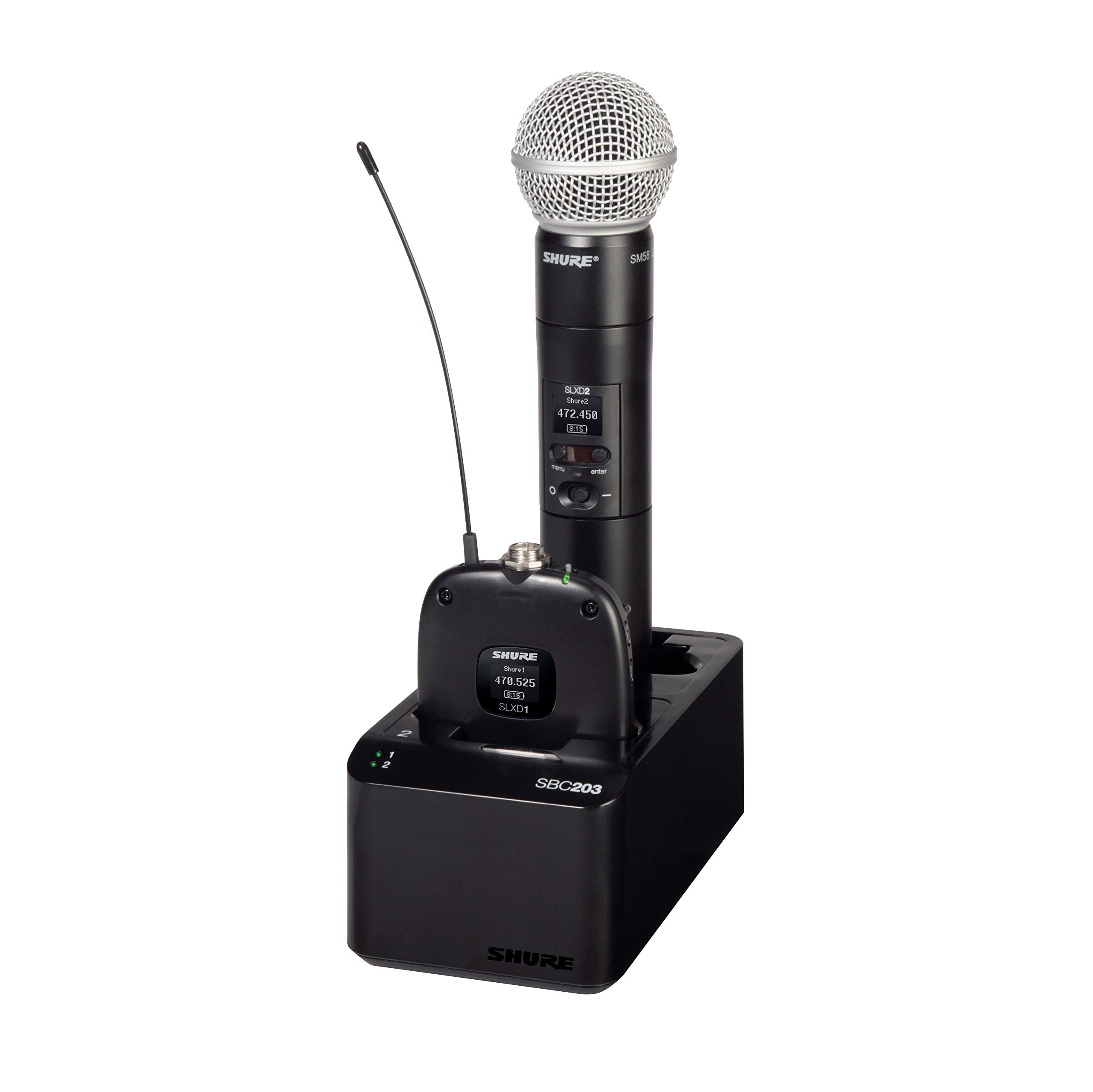 SHURE シュア SLX-Dシリーズ SBC203-J SB903専用デュアルドッキング充電ステーション Amazon | SHURE シュア SLX-Dシリーズ SBC203-J SB903専用デュアル