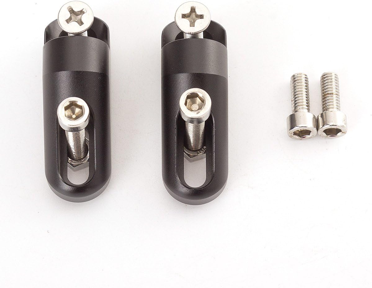 FXCNC Racing Aluminum Rear View Side Motorcycle Mirror Mounting Adapters Clamp Holder fit for Triumph Daytona 675 2009-2012, Triumph Daytona 675 R 2011-2012, YZF R1 2009-2010