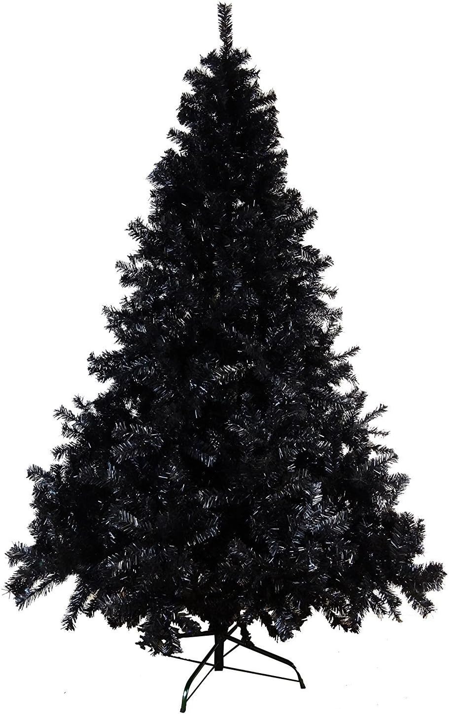 LIFETIME TREES 6FT | 7FT | 8FT | 9FT BLACK COLOURED ARTIFICIAL XMAS CHRISTMAS TREES *UK SELLER* (7ft (2.1m)