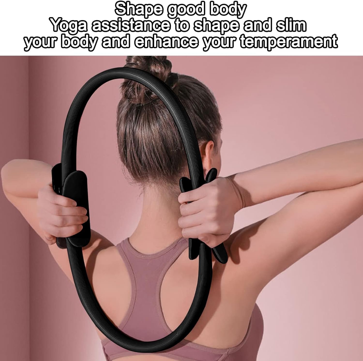 Anello fitness per pilates, per donne e uomini, cerchio per addome, gambe, glutei, pilates, riformatore, pilates, principianti, utenti avanzati, allenamento del pavimento pelvico, ideale per