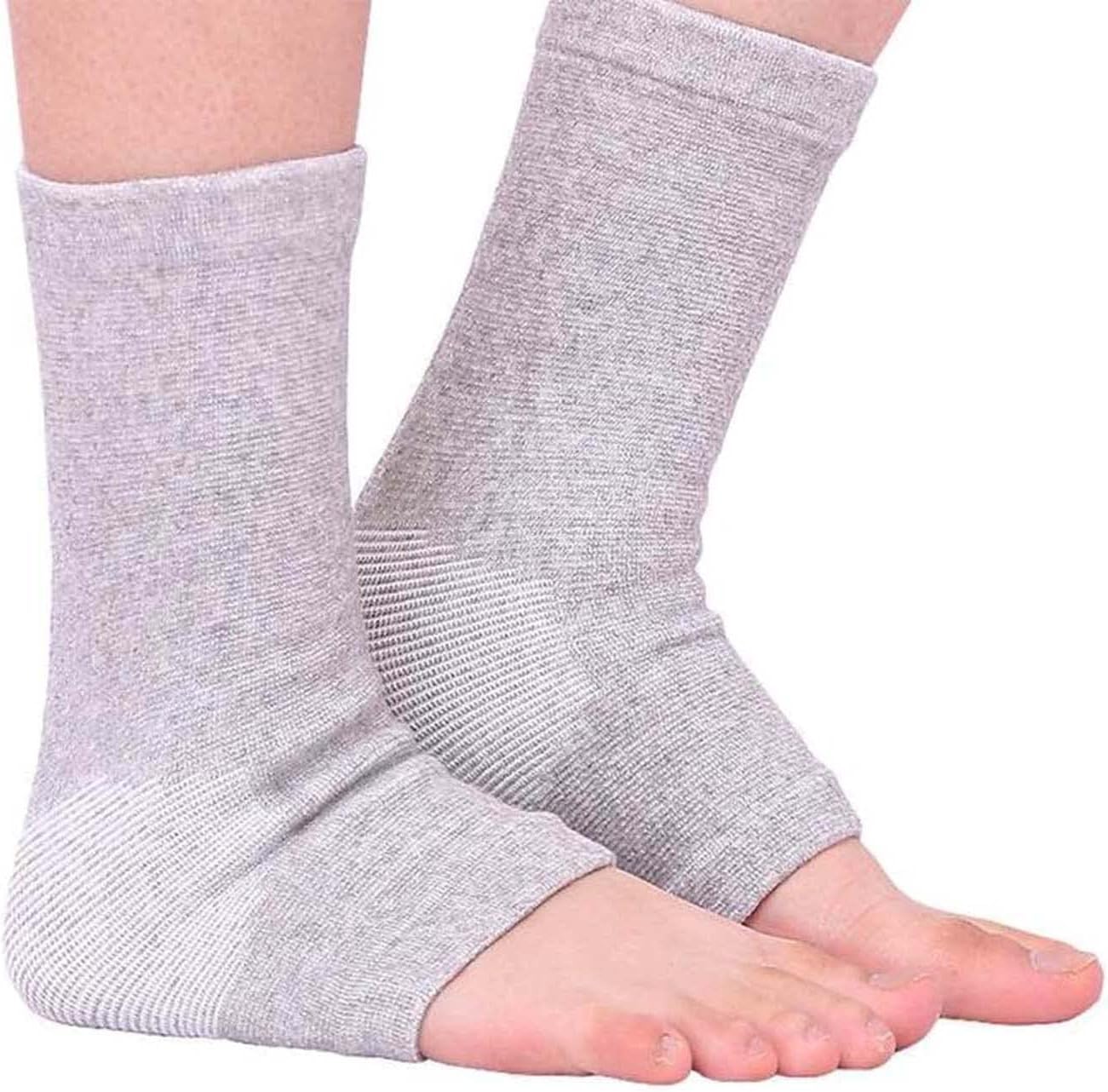 Neuro Compression Socks Ankle Support Bamboo Yarn - Comfortable for Plantar Fasciitis, Arch Support, Foot and Ankle Swelling, Heel Pain, and Injury Recovery (M)-image-11