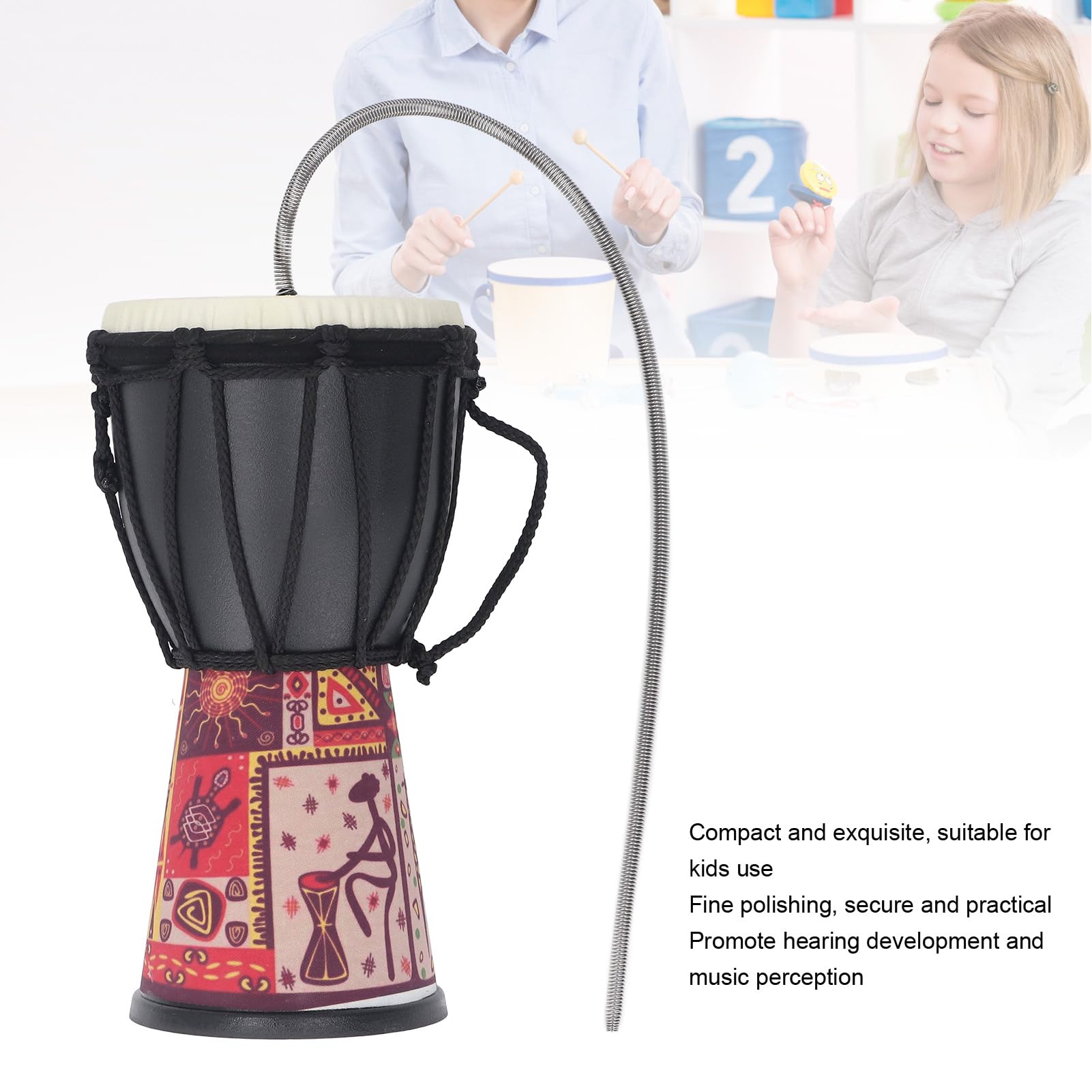 Tube Tonnerre Instrument Orff – Tambour à Ressort En Papier/métal, 20 Cm, Son De Tonnerre – Jouet Musical éducatif Dès 3 Ans
