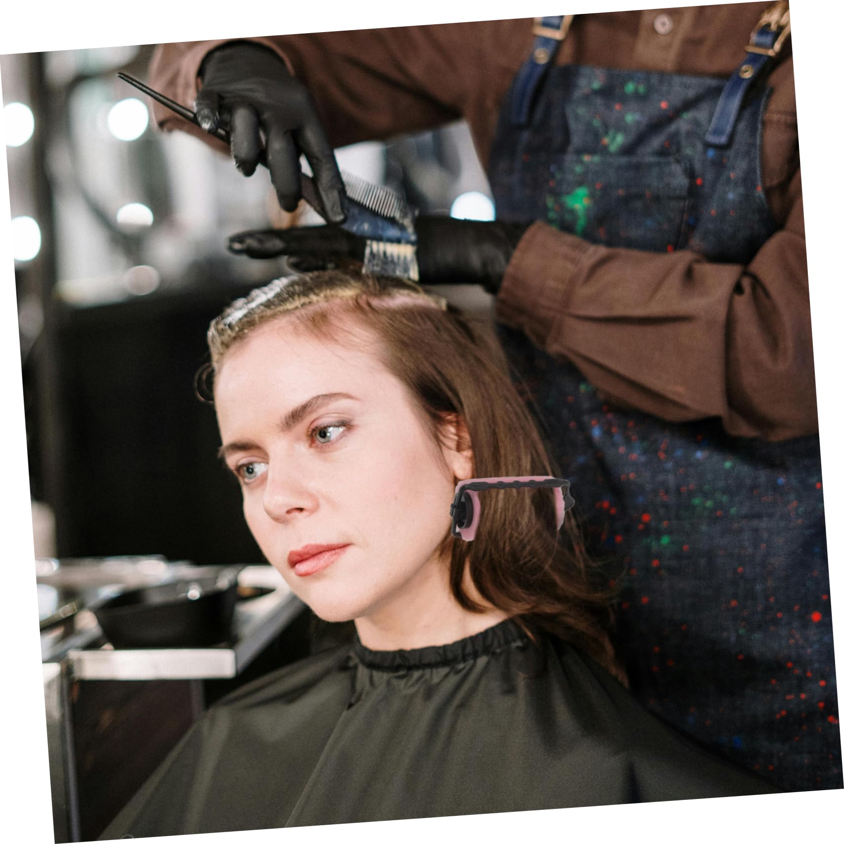 NULYLU 2sets Sponge Hair Rollers for Hair Women's Styling Curlers Rollers Foam Curlers for Home Hotel Beauty Salons 8pcs*2