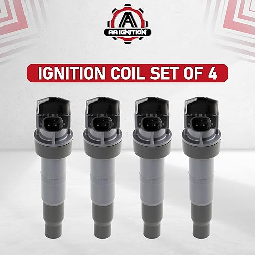 Vista 141 de Juego de 4 bobinas de encendido de repuesto, compatibles con Toyota, Lexus, Scion, 1.8L L4 Corolla, Matrix, Prius, V, Plug-In, Vibe, xD, CT200h