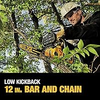 Vista 6 de DEWALT Kit de motosierra MAX* XR de 20 V, batería de 5 Ah, 12 pulgadas (DCCS620P1)
