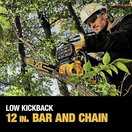 Miniatura 6 de DEWALT Kit de motosierra MAX* XR de 20 V, batería de 5 Ah, 12 pulgadas (DCCS620P1)