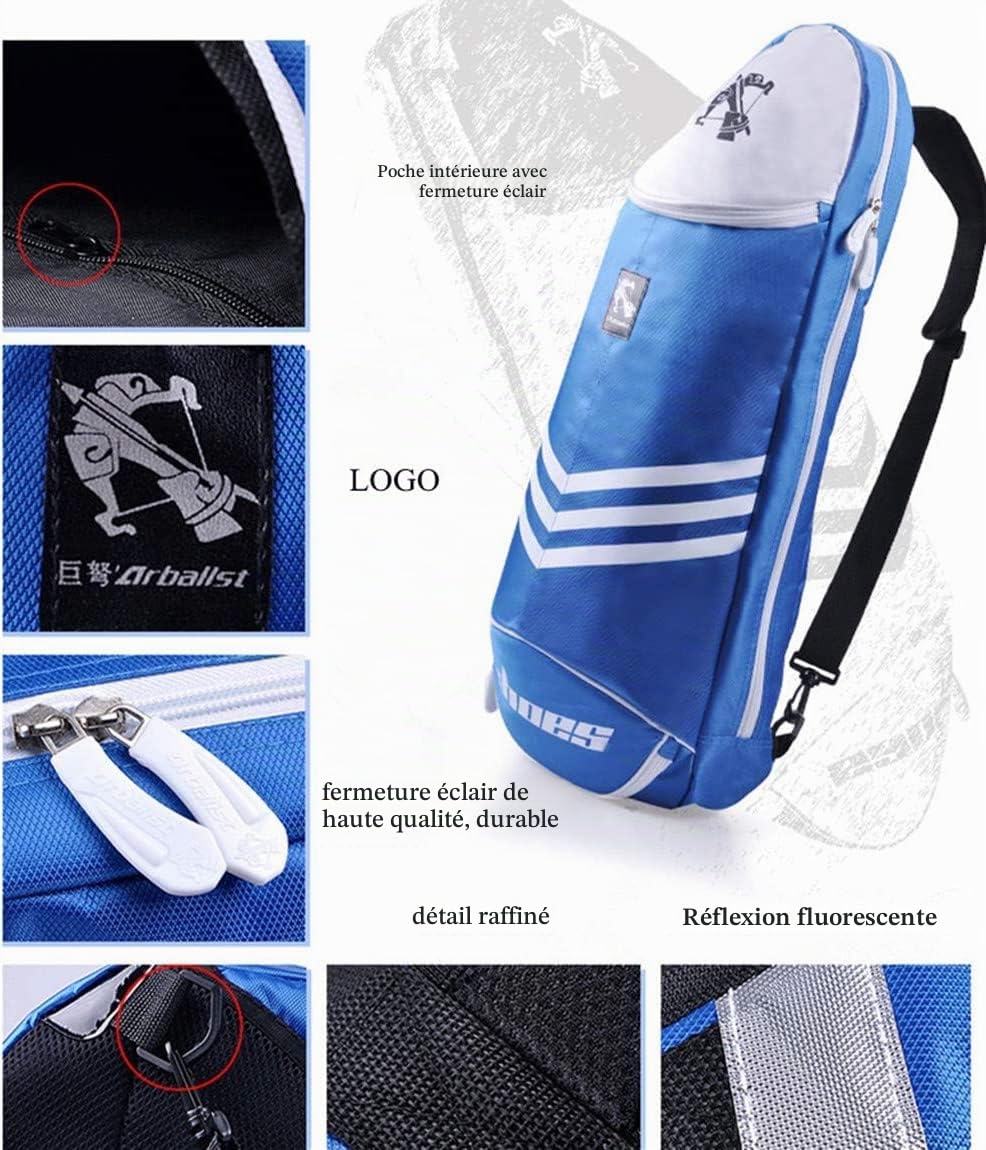 TentHome Housse de Raquette de Badminton étanche - Sac à Bandoulière et à Dos pour Raquette de Tennis et Transport