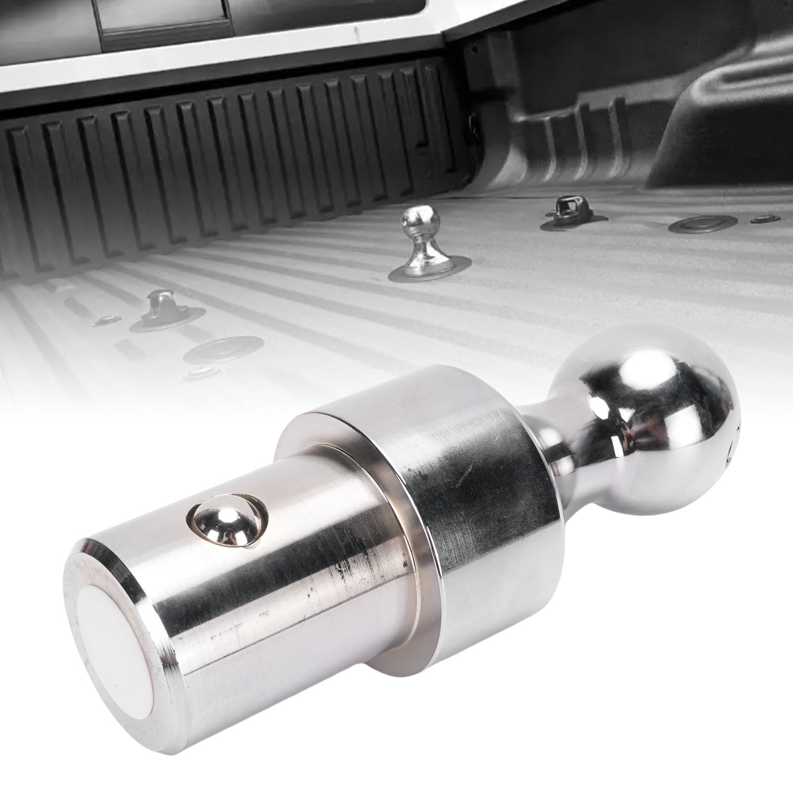 Walmeck System Krążków OEM Zaczep Kulowy na Gęsiej Szyi 60629 2-5/16 Cali 30 000 Funtów Zamienna Ciężarówka Łóżko Holownicze Heavy Duty Chrome