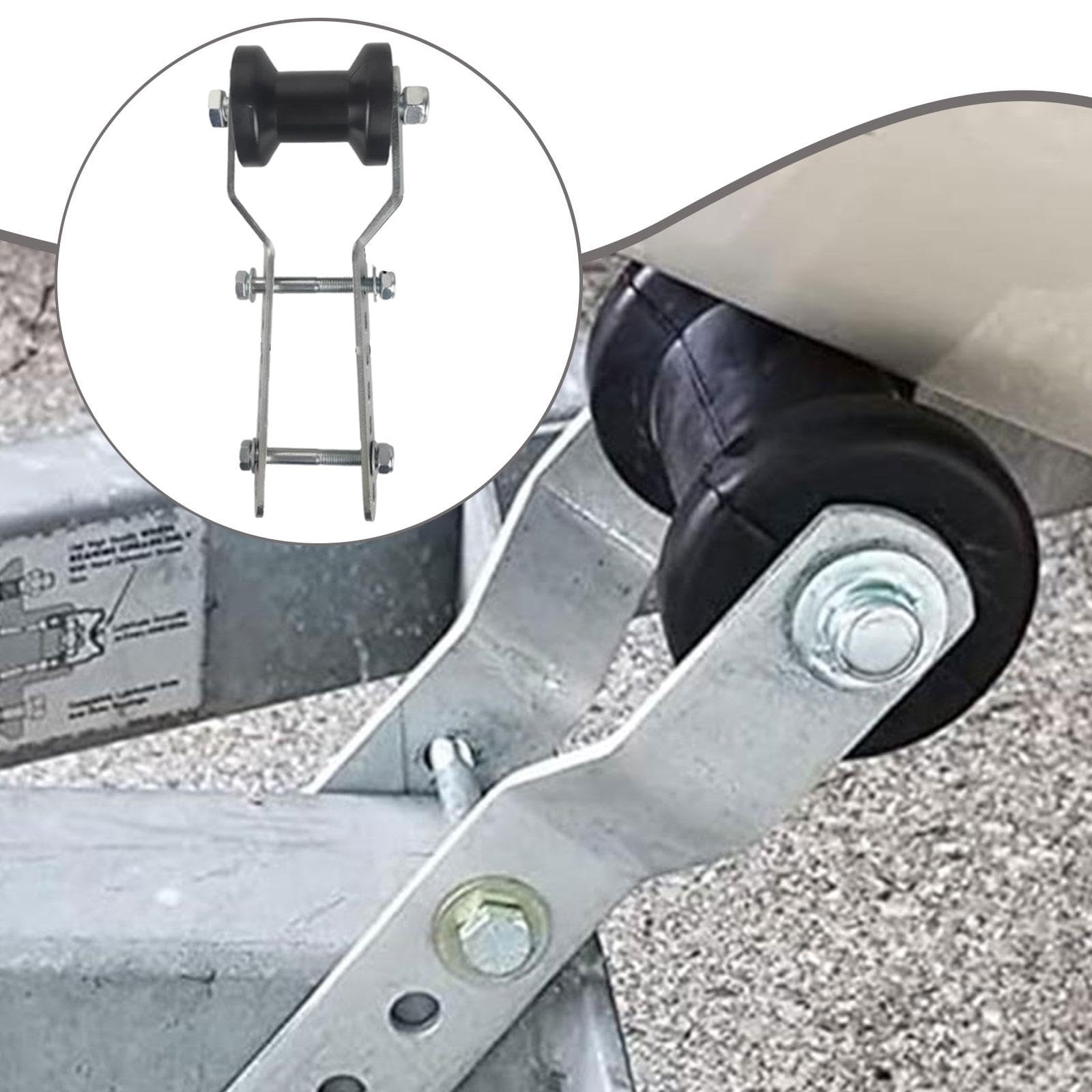 Ensemble de Supports de Rouleaux de Quille Réglables pour Remorque de Bateau
