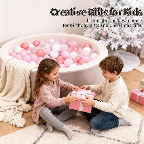 Vista 231 de STARBOLO Ball Pit Balls for Toddlers Phthalate Free BPA Free Non-Toxic Crush Proof Play Balls for Toddlers Kids Pool Playhouse Pack of 100 200 500