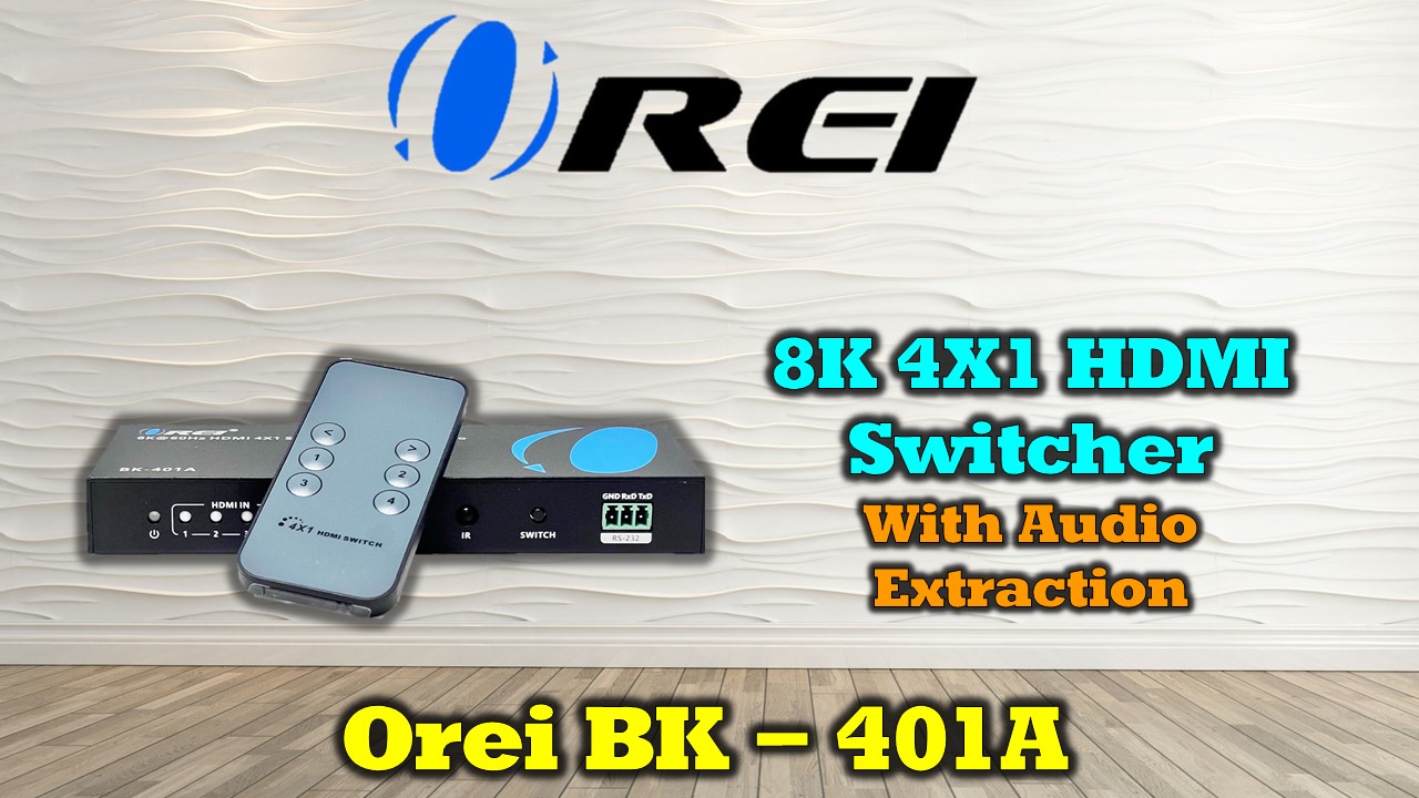 Amazon.com: OREI 8K HDMI 2.1 Switch 4x1, Switcher with Audio