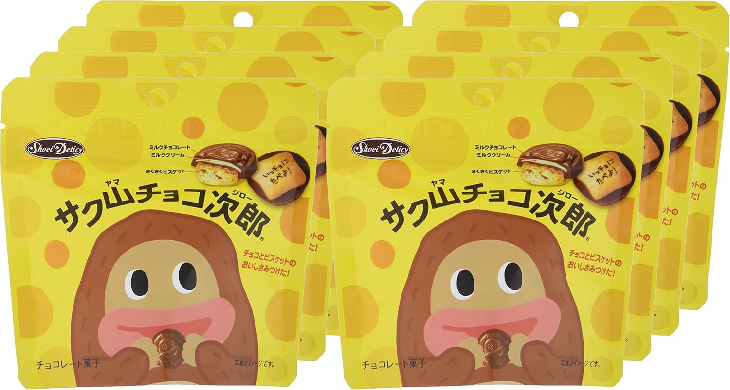 Amazon 正栄デリシィ サク山チョコ次郎 スタンドパウチ 42g 8袋 正栄デリシィ チョコレート菓子 通販