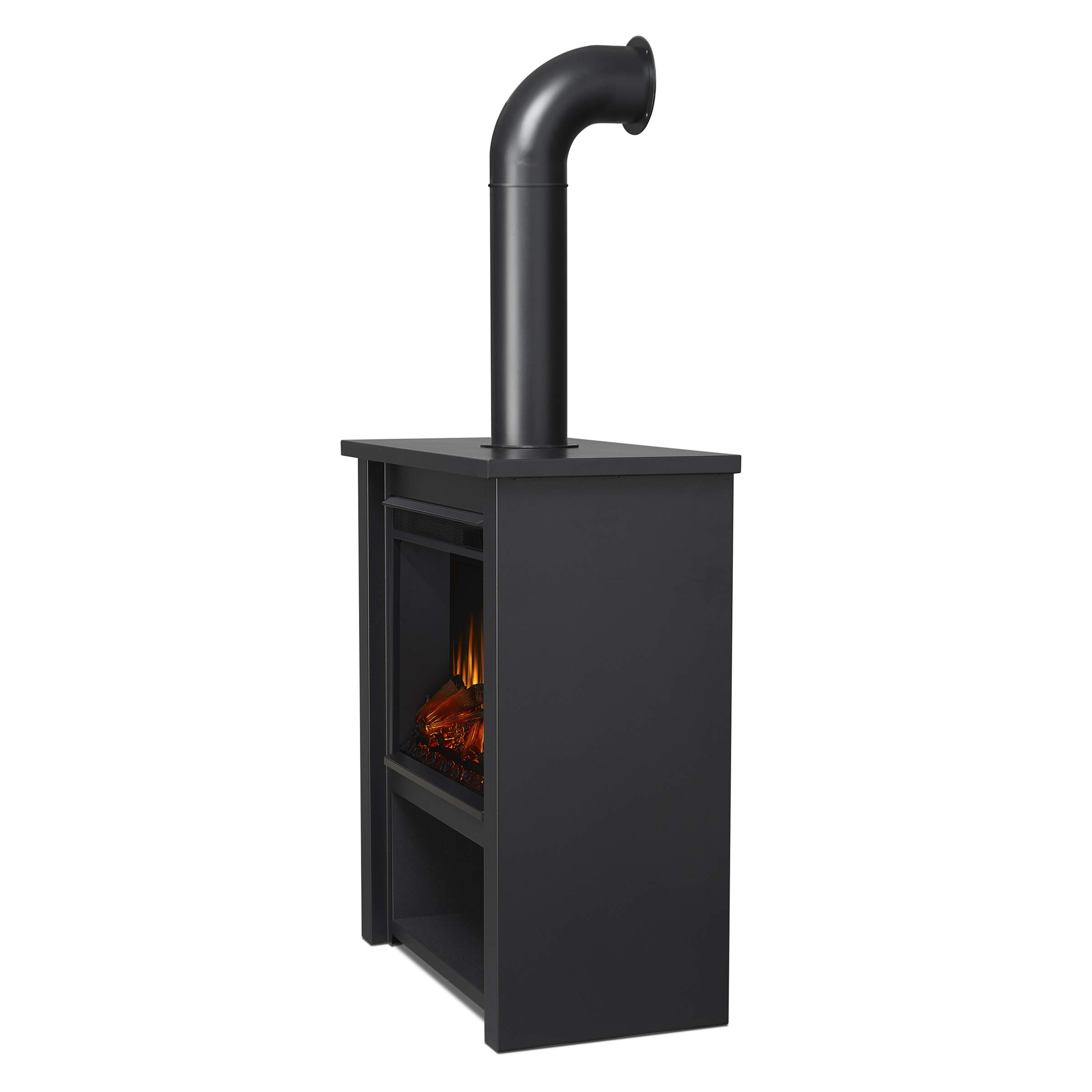 Amazon.com: Real Flame Black Hollis Electric Fireplace : Home u0026 Kitchen