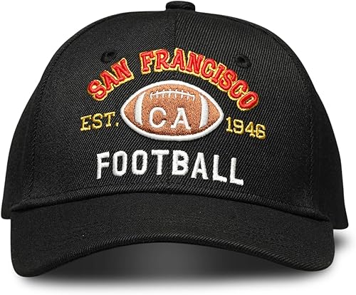 Gorra de fútbol americano, gorra de camionero del equipo de la ciudad, sombrero clásico bordado, sombrero de béisbol vintage, regalos para hombres y