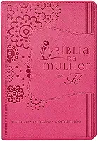 Bíblia da Mulher de Fé, NVI, Couro Soft, Rosa