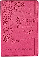 Bíblia da Mulher de Fé NVI, Capa luxo rosa