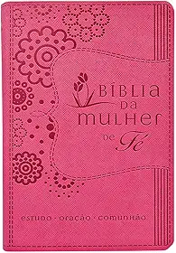 Bíblia da Mulher de Fé, NVI, Couro Soft, Rosa