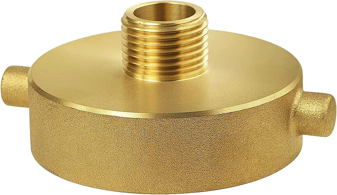 Brass Fire Hydrant Adapter 21/2" NST (NH) Female x 3/4" GHT Male