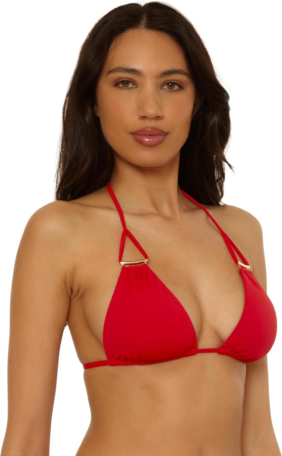 Becca Women's Riviera Triangle Bikini Top, Adjustable, Tie Back, Swimwear Separates for Women