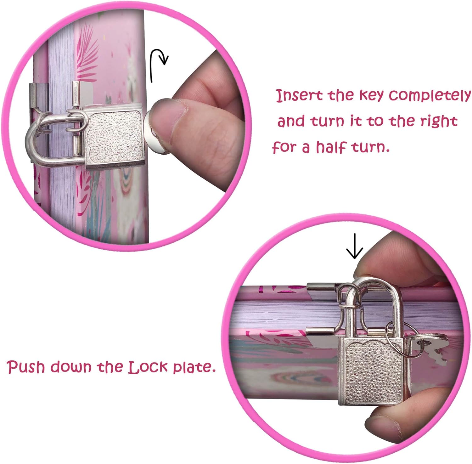 EverCreatives Kids Diary with Lock for Girls, Shakable Sequin Llama Journal with Lock for Kids Size 7.1 x 5.3 Inches 160 Pages : Toys & Games