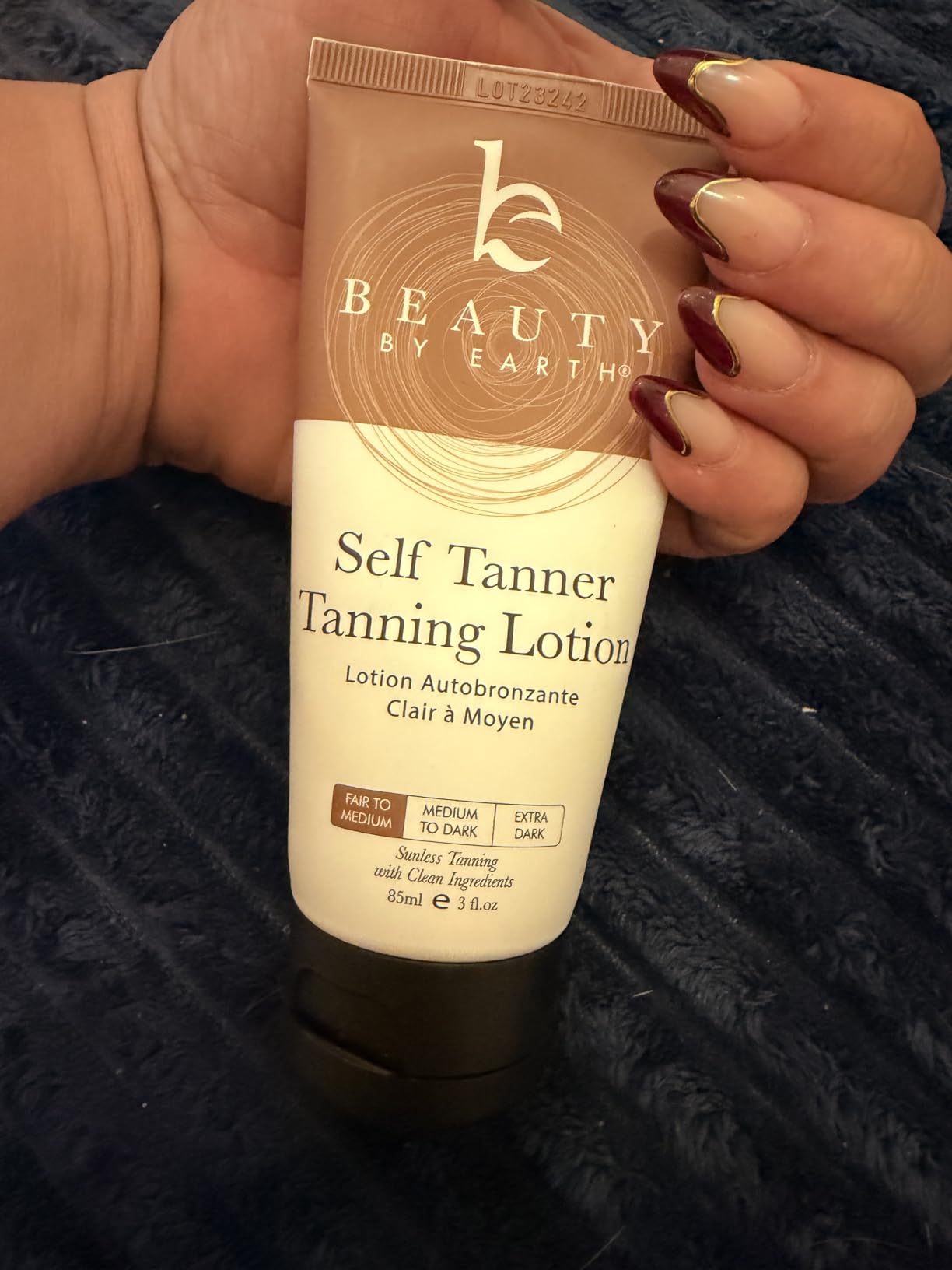 Beauty by Earth Tanning Lotion Self Tanner - USA Made with Natural & Organic Ingredients, Travel Size Self Tan Lotion, Non Toxic Gradual Tanning Moisturizer, Sunless Tanner for Fake Tan for Women & Men