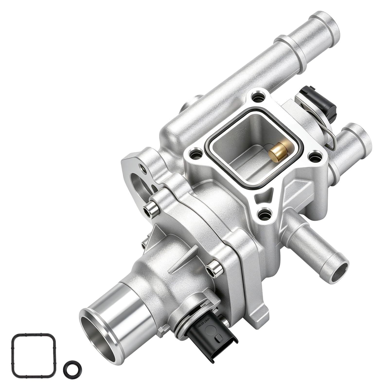Aluminum Engine Coolant Thermostat Housing Assembly Kit