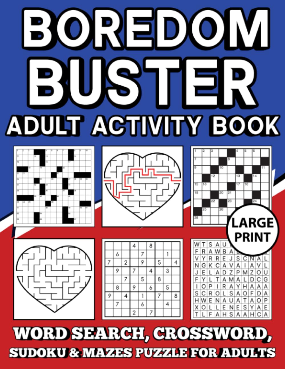 Boredom Buster: Adult Activity Book