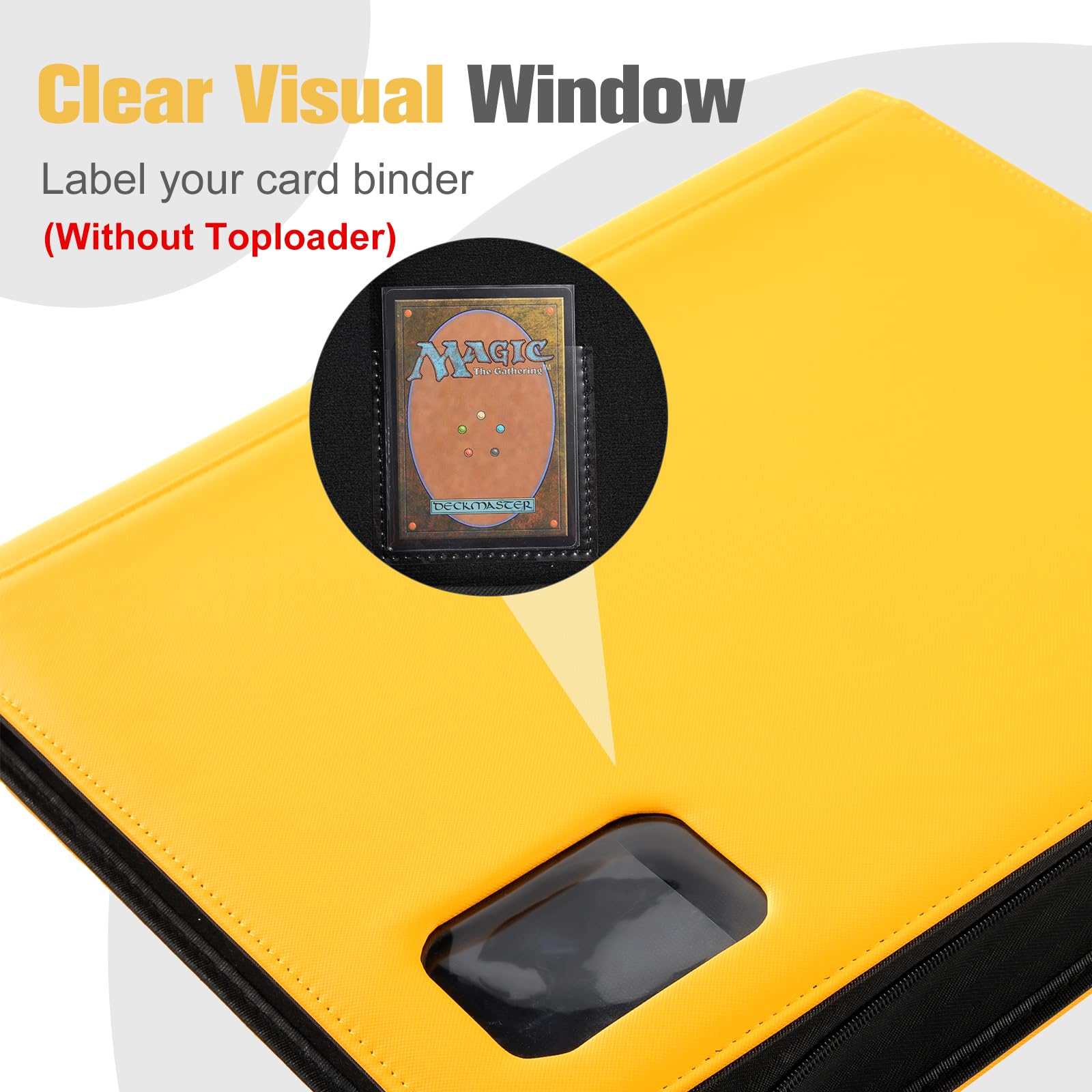 ProCase Top Loader Binder for Cards; Holds 324 Toploaders with 9 Pockets - Image 4