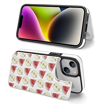 Amazon.co.jp: iPhone14 Pro用ケース 西瓜柄 りんご柄 スイカ柄