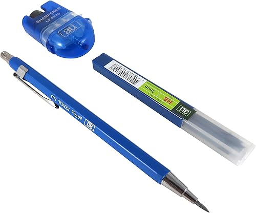 Miniatura 1 de Taytools 504020 Portaminas de 0.079 in con 6 puntas y sacapuntas HB